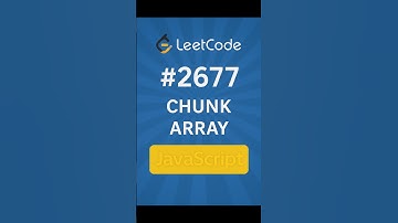 LeetCode 2677 Chunky Array || JavaScript #shortsfeed #shortvideo #shorts #leetcodejavascript #2677