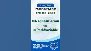 @PathVariable vs @RequestParam in Spring Boot | Quick Guide #shorts