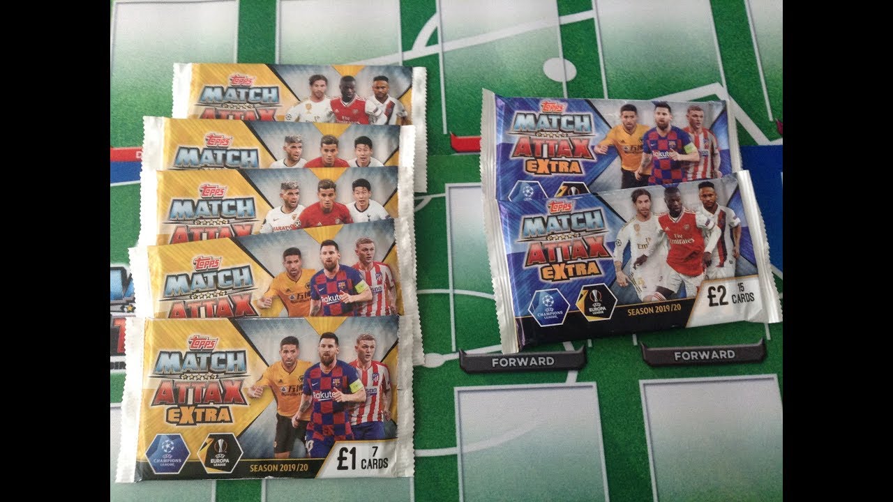 MATCH ATTAX EXTRA 19/20 UK EDITION **PACKS BATTLE /3(100 CLUBS)....BOOM
