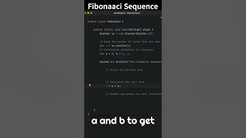 Optimal Fibonacci Sequence Algorithm #programming