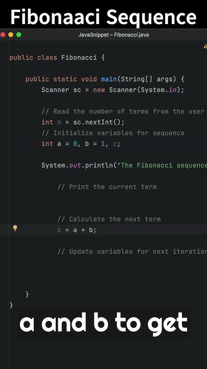 Optimal Fibonacci Sequence Algorithm #programming - YouTube