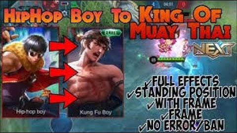 Chou King Of Muay Thai skin script full effects with sound