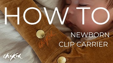Chekoh NEWBORN Clip Carrier Demo - in real time