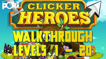 Best Clicker Heroes Strategy! Click Heroes Walkthrough 01, Level 1-20