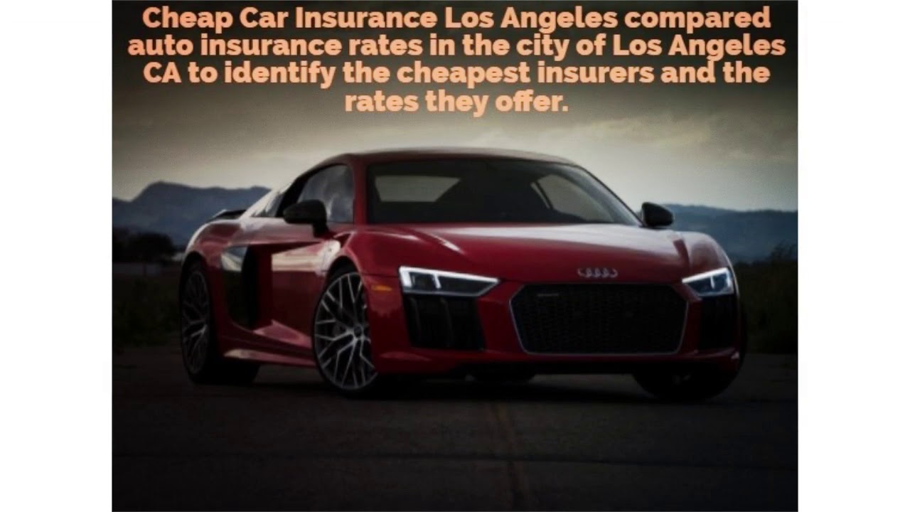 Start Saving On Car Insurance in Los Angeles YouTube