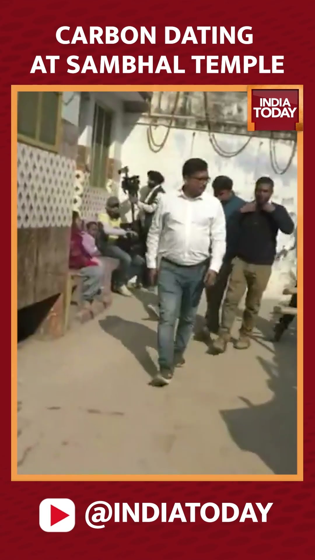 Carbon Dating Inspection At Sambhal Temple By 4 Member ASI Team #shorts #sambhalnews #uttarpradesh