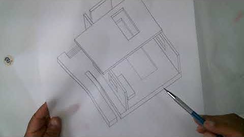 Architecture 121 - Exercise 14  - Axonometric - part 2