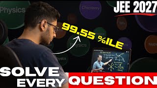 Why You Can’t Solve JEE Questions? My 99.55%ile Question-Solving Strategy