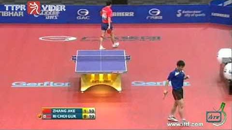 WTTC 2011: Zhang Jike-Ri Chol Guk