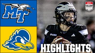 Middle Tennessee State Blue Raiders Vs. Delaware Blue Hens Full Game Highlights Espn Cfb