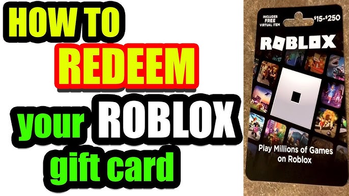 HOW TO REEDEM A ROBUX GIFT CARD ON ROBLOX (2022) *FREE*