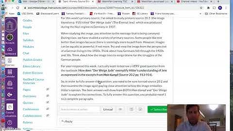 HIST103 2020 Week #7 Intro and Explanation Video