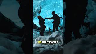 The Ice Cave That Glows Blue