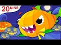 Baby Shark Halloween | Cinderella | Puppies & Humpty Dumpty Songs by Little Angel