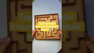 Kartondan El Yapımı Labirent Oyunu Eğlenceli Ve Öğretici