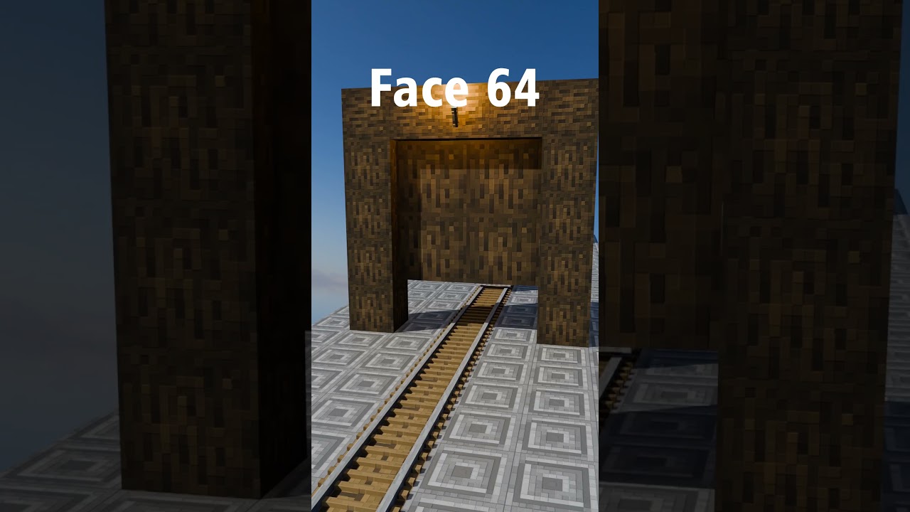 ◽️ 1 VS 16k Face 3D Zombie Simulation in Minecraft 🧟‍♂️🌳 ◽️ 