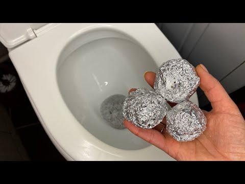 🔴Put aluminum foil in the toilet! Once and you will be surprised by the result!