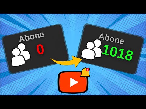 28 Günde 1000 ABONE NASIL OLUNUR | YouTube Abone Kasma ve İzlenme Arttırma