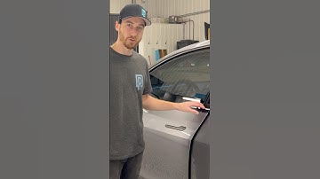 How to Remove Tesla Model Y Window Trim. #tesla #teslahowto #short