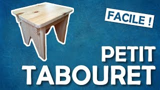 Diy Facile Un Petit Tabouret Pour Enfants Menuiserie Travail Du Bois
