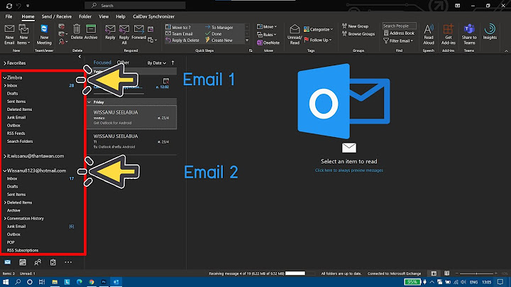 Add เพ ม mail outlook 2010 ไม ได