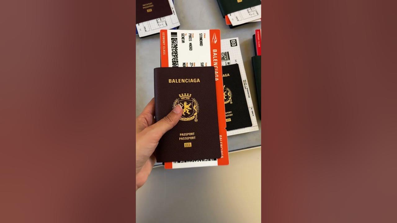 balenciaga passport cover