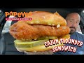 Popeyes New Cajun Flounder Sandwich Review : Food Review