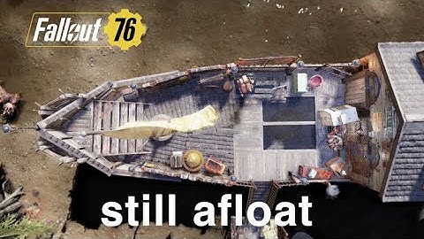 Abandoned Immersive Boat House CAMP Fallout 76 Build Tutorial