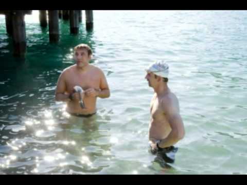 David Walliams on the Vernon Kay show, talks about swimming naked with