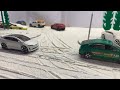 Toy car crash compilation 6 stop motion