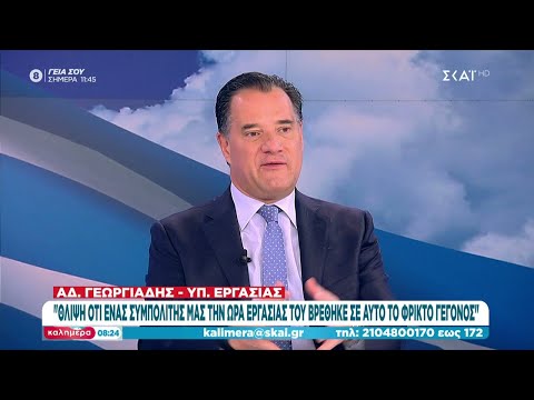 Γεωργιάδης στον ΣΚΑΪ: Σκασμένος ο Μητσοτάκης – Θα λάβει όλα τα αναγκαία μέτρα για την οπαδική βία