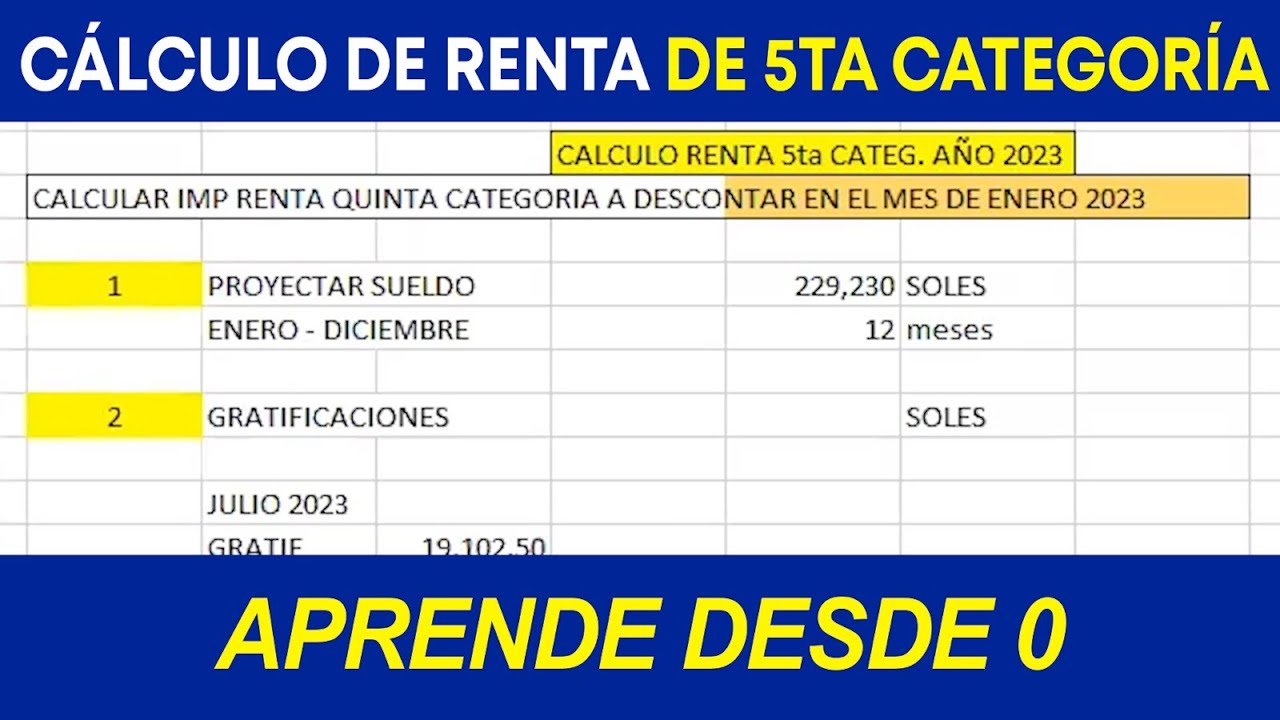 aprende-a-calcular-desde-cero-la-renta-de-5ta-categor-a-youtube
