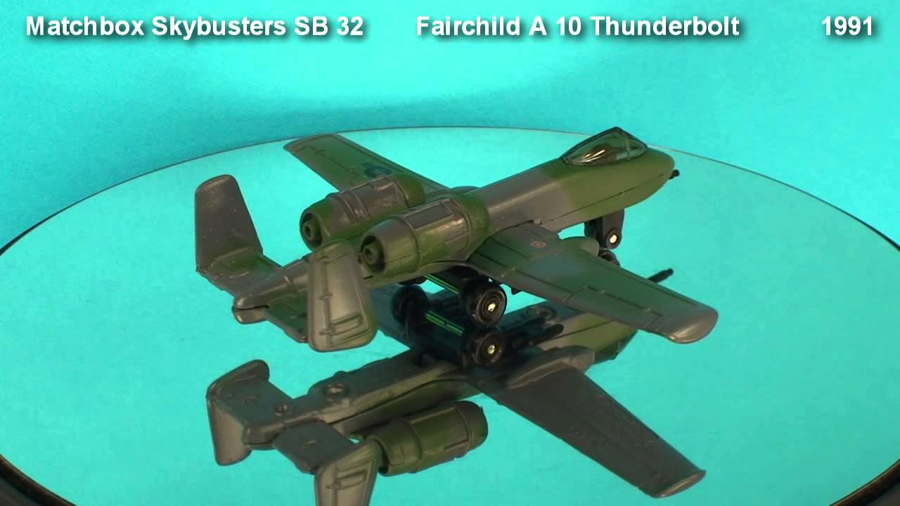 A-10A ThunderBolt II Matchbox Skybusters