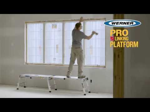 Werner Ladder - AP-35 Aluminum PRO Linking Work Platform