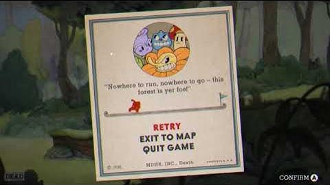 Cuphead - Forest Follies Game Over Soundtrack | Run n