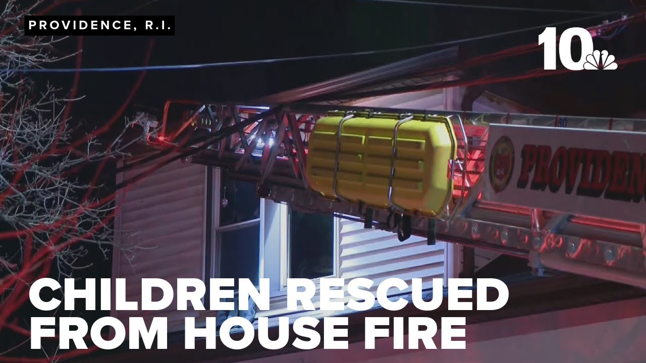 2 children rescued from house fire in Providence - YouTube
