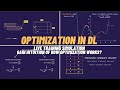 Optimization in deep learning