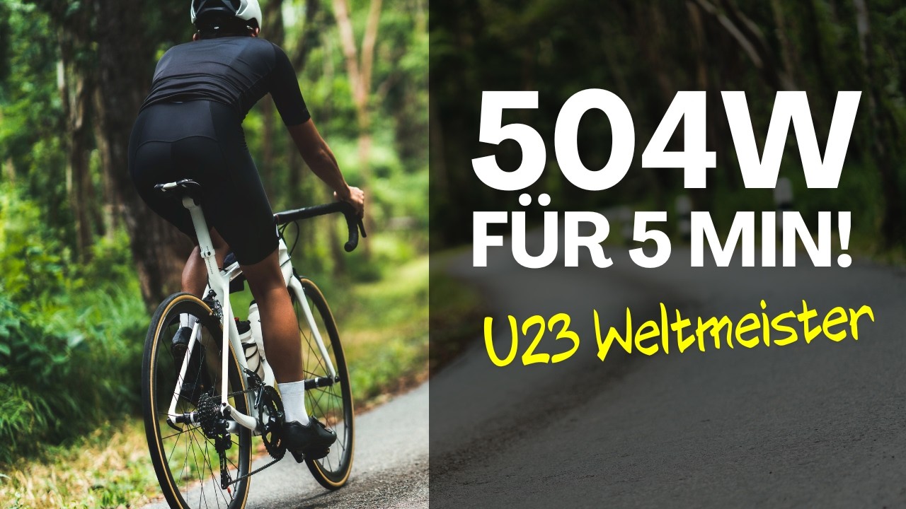 504 Watt für 5 Minuten: Lorenzo Finns (19 Jahre) Laktattest analysiert!