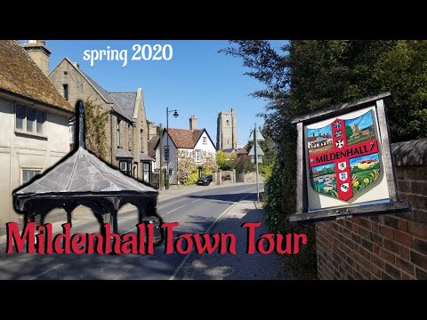 Spring 2020 Mildenhall Town Video Tour  [Suffolk, England] American Abby Presents: Mildenhall