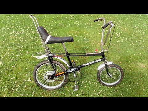 Raleigh chopper mk2 prismatic is finished unwanted bikes clear out space blue is starting. YouTube