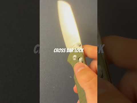 Cross bar lock knife