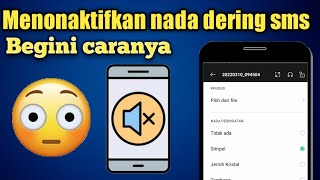 2 Cara Nonaktifkan Nada Dering SMS