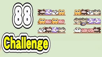 Cat Sort Puzzle Challenge Level 88