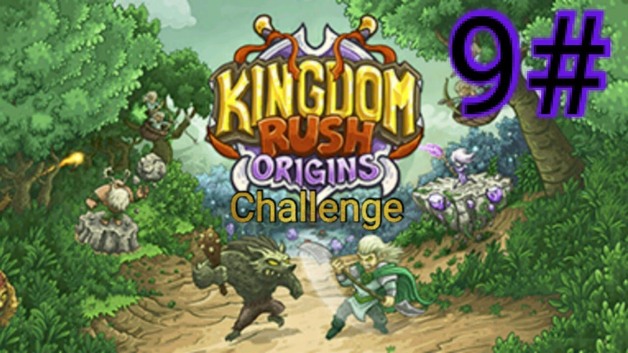 Kingdom rush origins troop challenge | 9# | second boss Malicia,  down