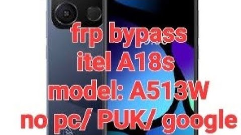 Itel A18s frp bypass without 🖥 pc/puk/google account