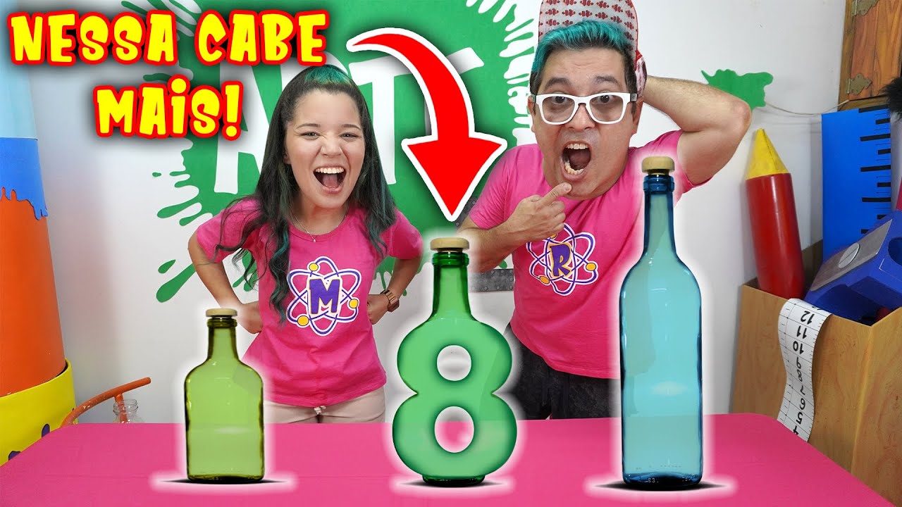 QUAL GARRAFA CABE MAIS LIQUIDO? SÓ 1% CONSEGUE!