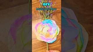 How to Make a Beautiful Paper Rose with ​#DIYRose #PaperCrafts #TissueRollCraft #shorts