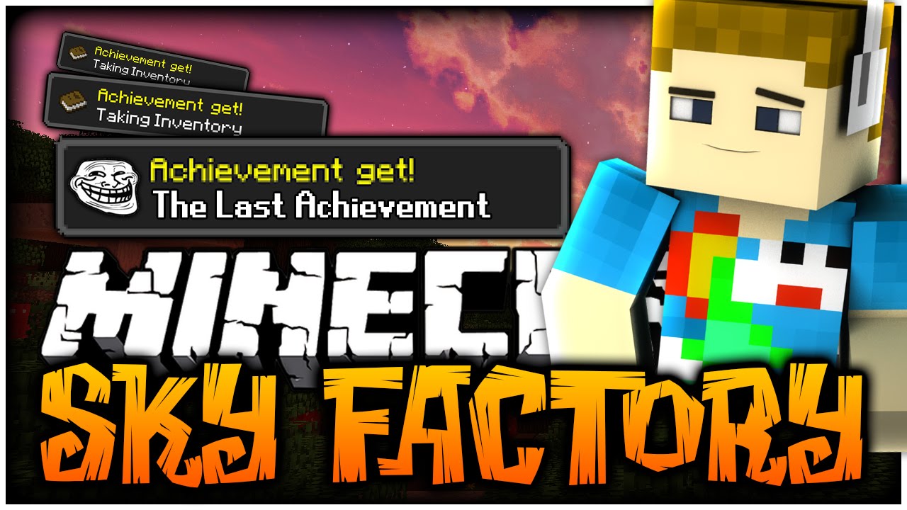 Minecraft: THE LAST ACHIEVEMENT | SkyFactory 2 W/ SSundee - YouTube