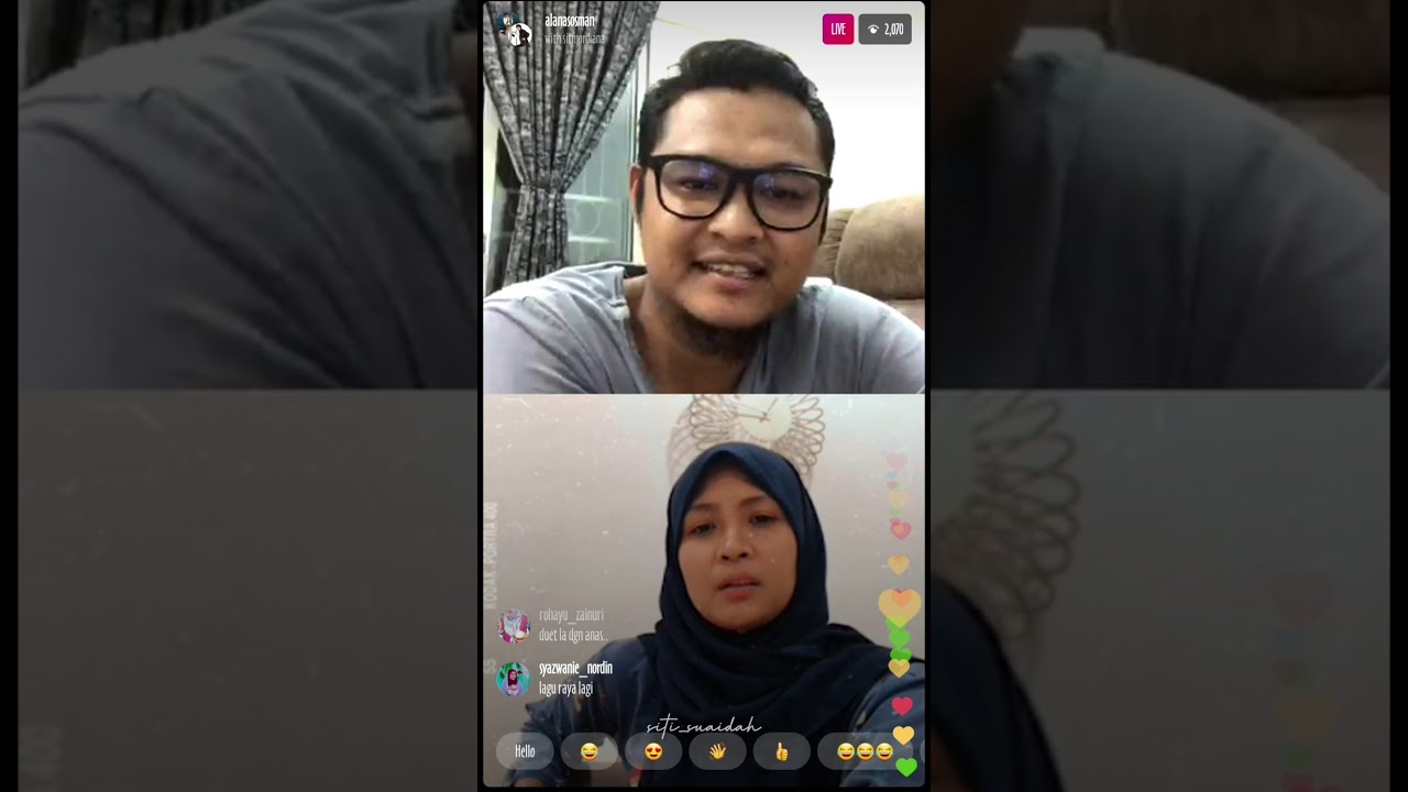 Instagram Live bersama Siti Nordiana & Mr Manager Anas | IG live paling kelakar!