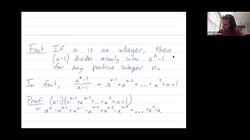 Abstract Algebra 44: A factoring fact related to the RSA cryptography algorithm